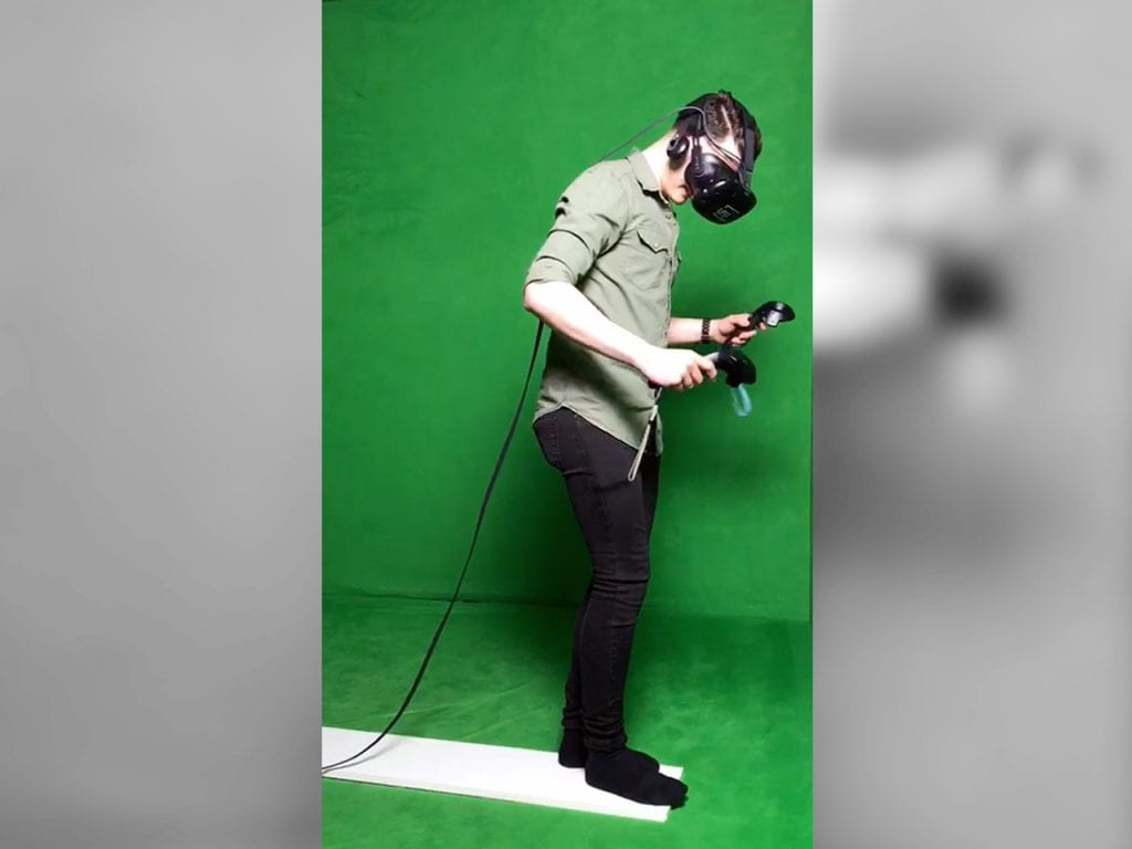 *Ich, kurz vor dem Sprung in die Tiefe.*