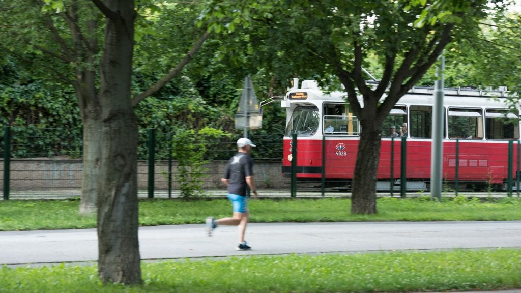 Teilweise sind die Wiener Öffis auch im Grünen unterwegs. Foto: Martin Schiffer