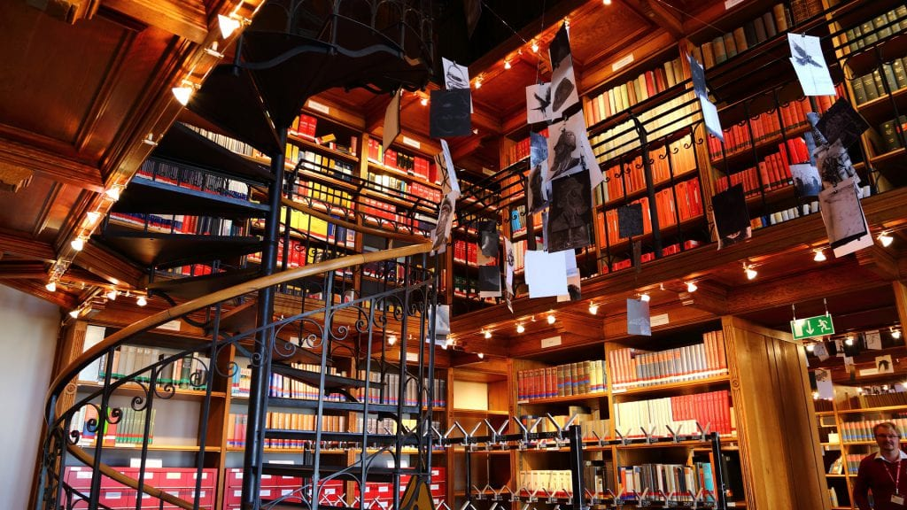 Wendeltreppe in der Wienbibliothek: Felderstraße 1, 1082 Wien / © Wikimedia