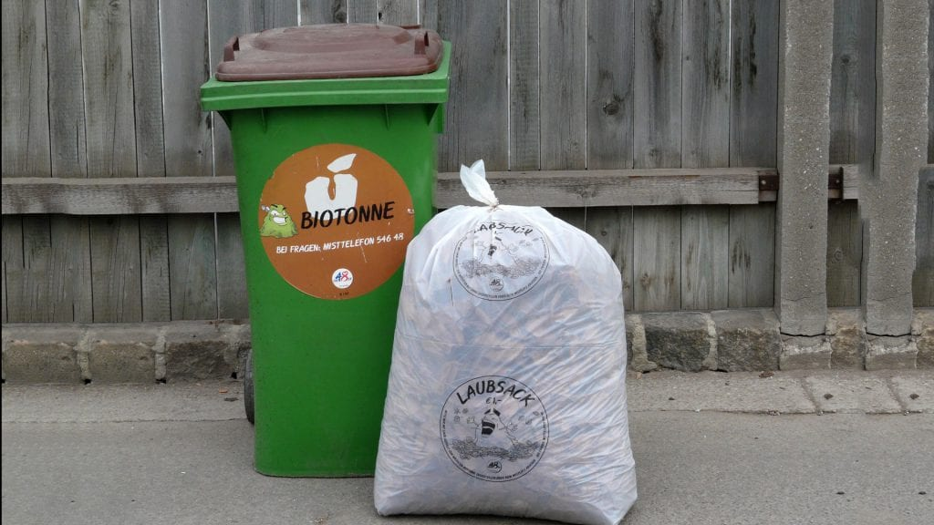 Eine ganz normale Biomülltonne in Wien. Foto: MA 48